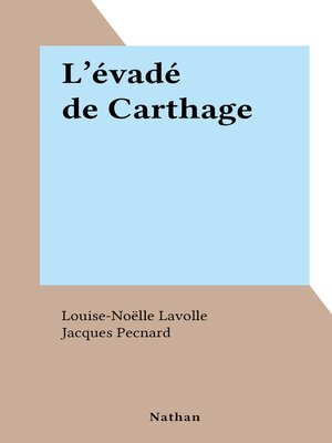 cover image of L'évadé de Carthage